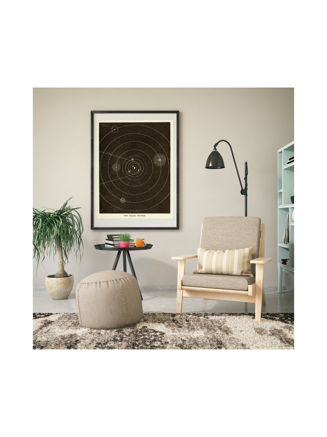 Vintage Map of Our Solar System Digital Download - Etsy