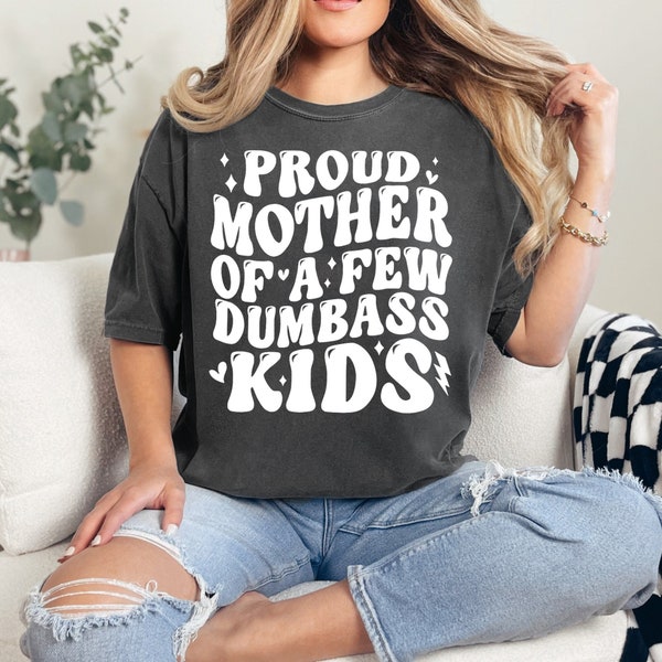 Proud Mother Of A Few Dumbass Kids Shirt, Gift For Mom, Mothers Day Gift, Mom Life Tee, Best Mom Ever Shirt, Step Mom Shirt