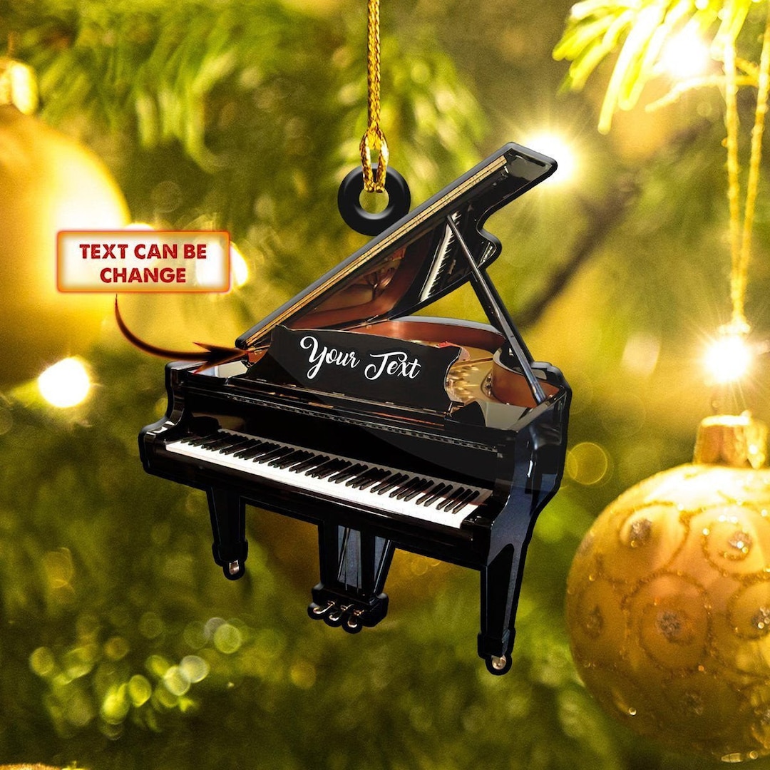 Christmas Music Ornament Custom Piano Ornament Gift for Etsy