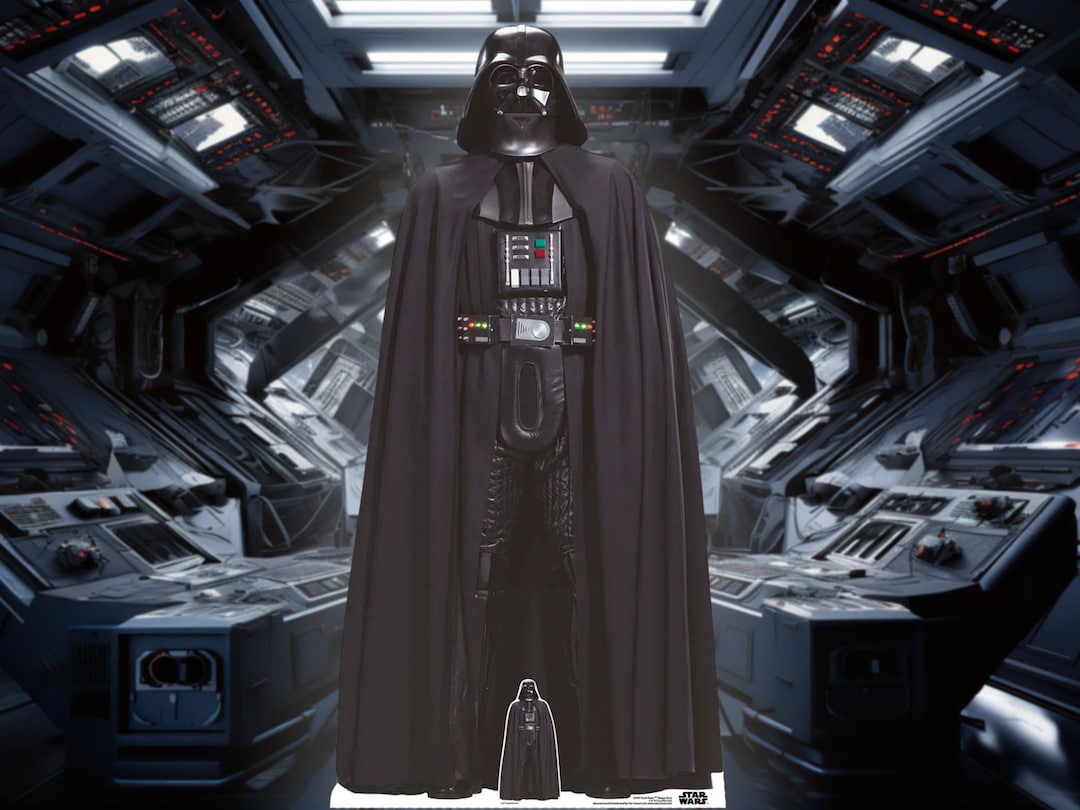 Darth Vader Cardboard Cutout Official Star Wars Decoration Party ...