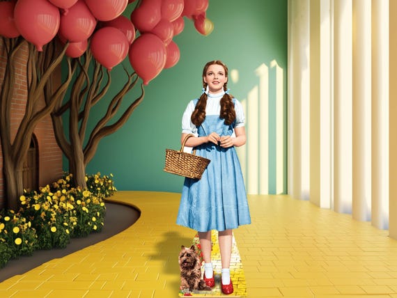 Wizard of Oz Cardboard Cutouts official licensed standees decorations party props standups (character choice including Dorothy and Tin Man)