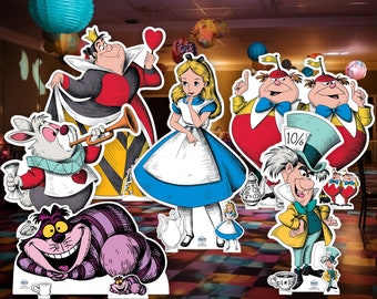 Alice in Wonderland Cardboard Cutouts Official Standees Decorations