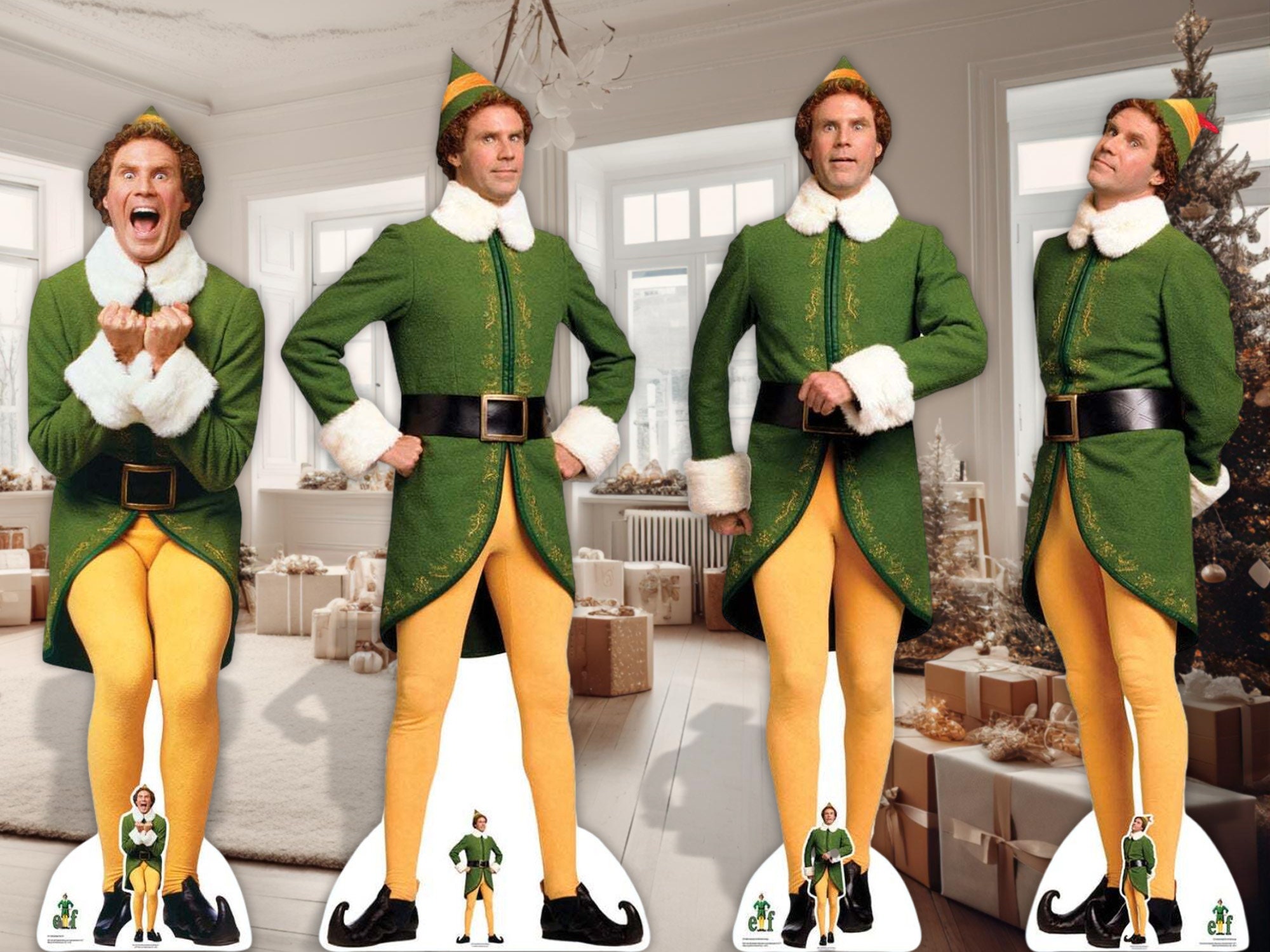 BUDDY - ELF MOVIE - LIFE SIZE STANDUP/CUTOUT BRAND NEW 1533