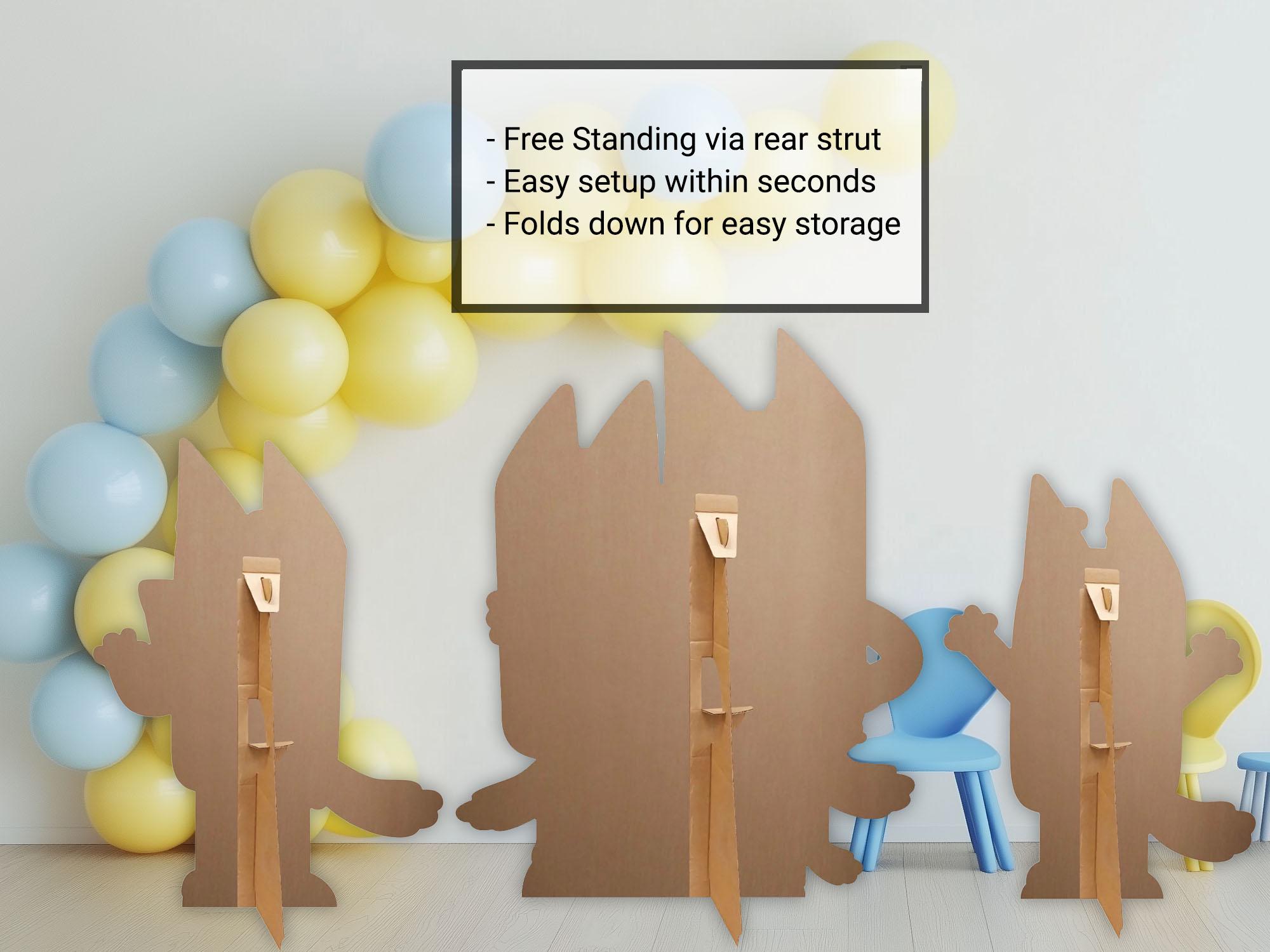 Official Bluey Character Cutouts