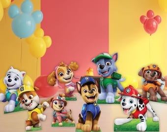 Paw Patrol Multi Pack Cardboard Cutouts official licensed standees decorations party props standups (character choice including Chase)