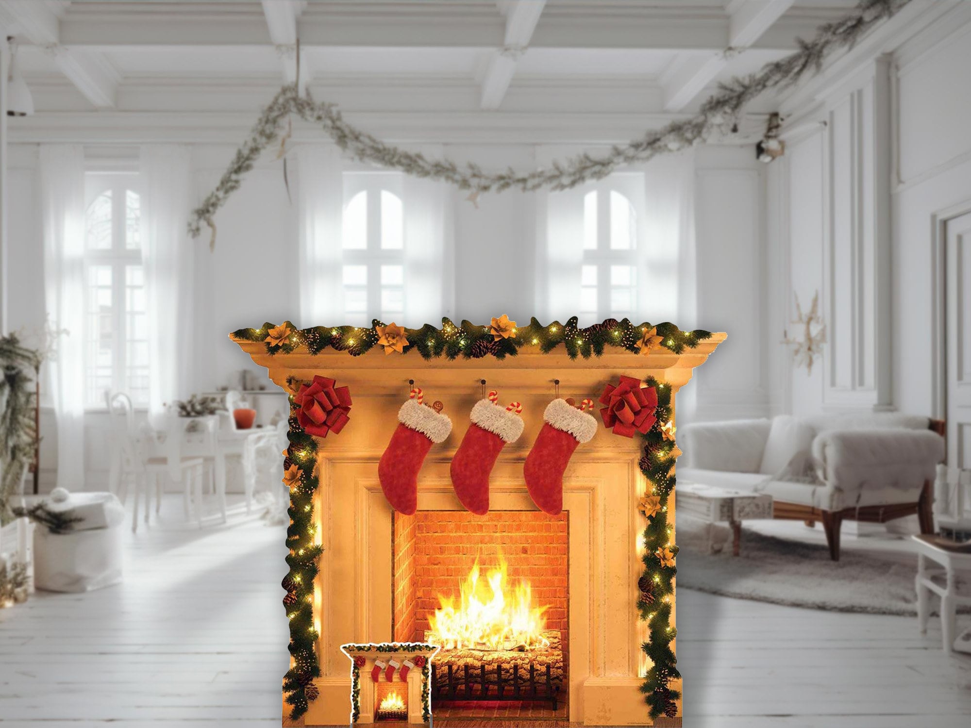 White Birch Fireplace Logs Cottagecore Decor Birch Logs Set of 5