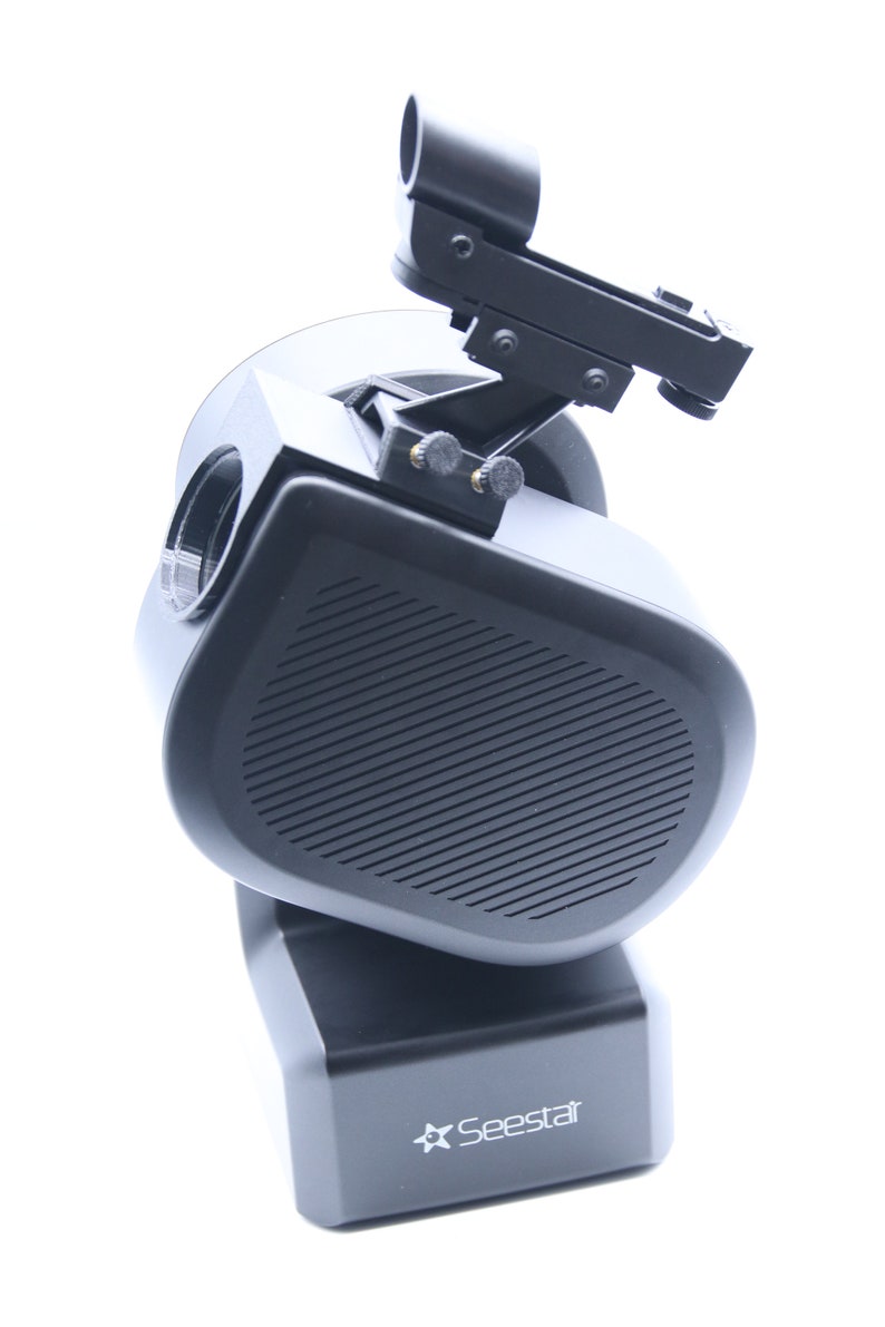 Wega clip-on mount with viewfinder base on Seestar S50 from ZWO image 3