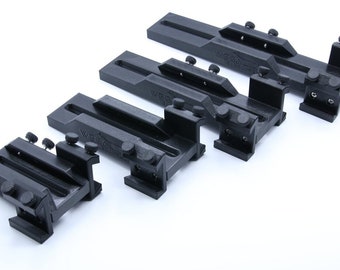 Guide scope mount with 2 finder brackets in size 25 cm