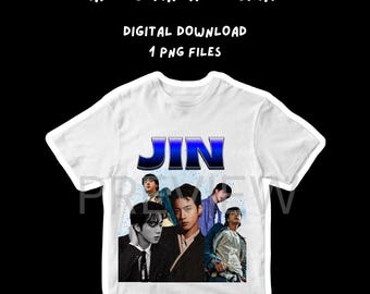 Jin Shirt Team Kim Seokjin T-shirt Gift for ARMY Fan, RUN Bangtan