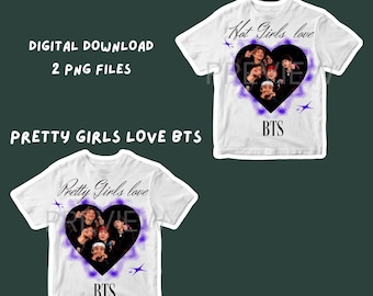 Bts Tshirt Kpop - Etsy UK
