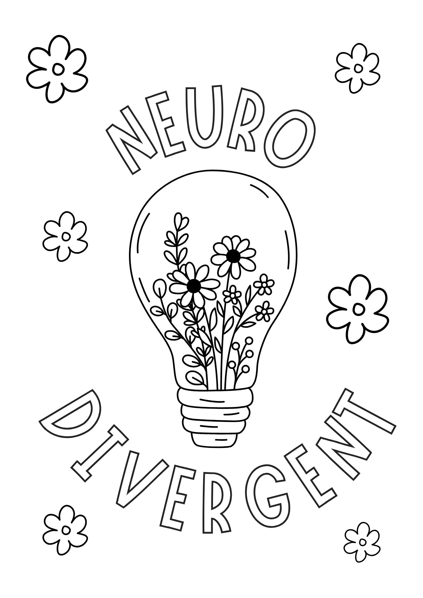 Hojas para colorear neurodivergentes - Il Fullxfull.5363777197 88yp 