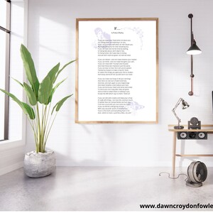 If Poem by Rudyard Kipling, If Poem PDF, Poem for Dad, Poetry Printable ...
