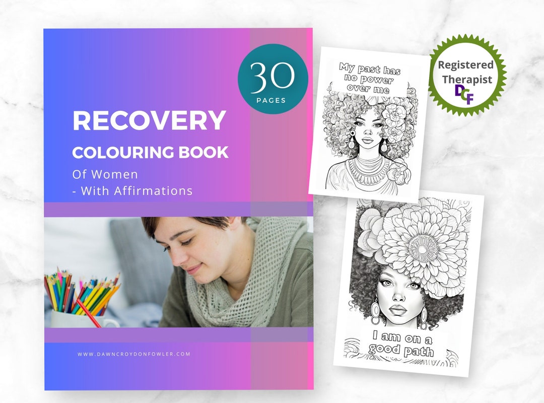 Recovery Coloring Pages Printable Colouring Book Grounding - Etsy