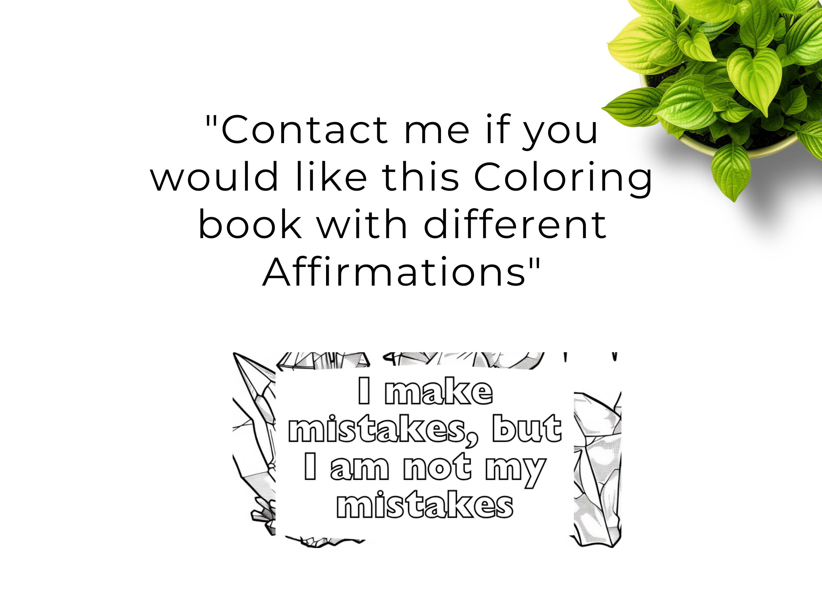 Addiction Recovery Crystal Coloring Pages, Positive Affirmations ...