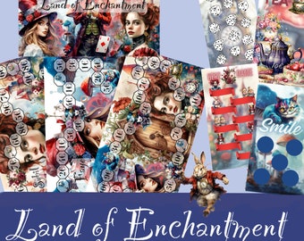 Land of Enchantment Spiel/ passend für A6 Umschlagtaschen / Papier 300g