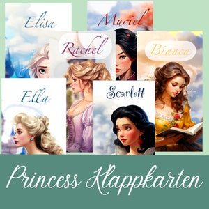 Princess Klappkarten / passend für A6 Umschlagtaschen / Papier 300g