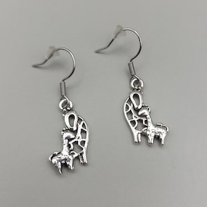 Giraffe Earrings, Charming Gifts, Personalised Jewellery, Encouragement Gift, Motivational Quotes, Affirmation for Success, Positivity Gift.