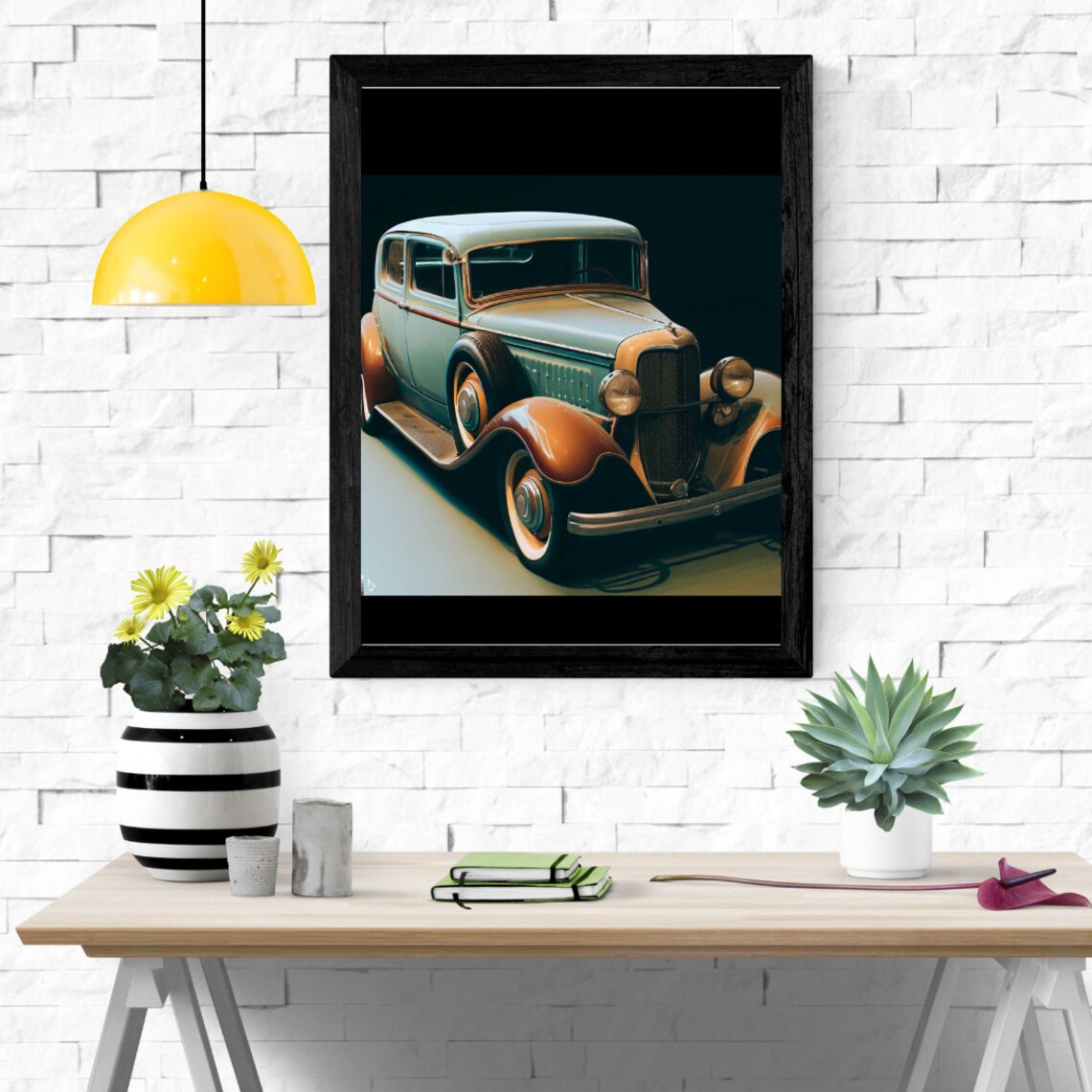 Buy Vintage Car Poster Vintage Car Wall Art Home Decor Wall Online in