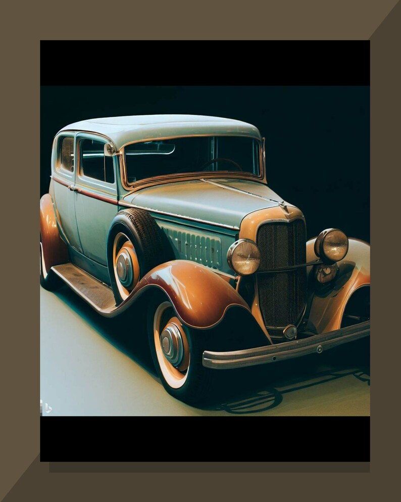 Buy Vintage Car Poster Vintage Car Wall Art Home Decor Wall Online in