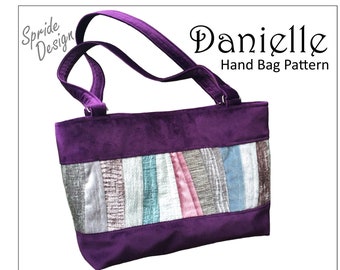 Bolso de mano Danielle - Patrón y tutorial
