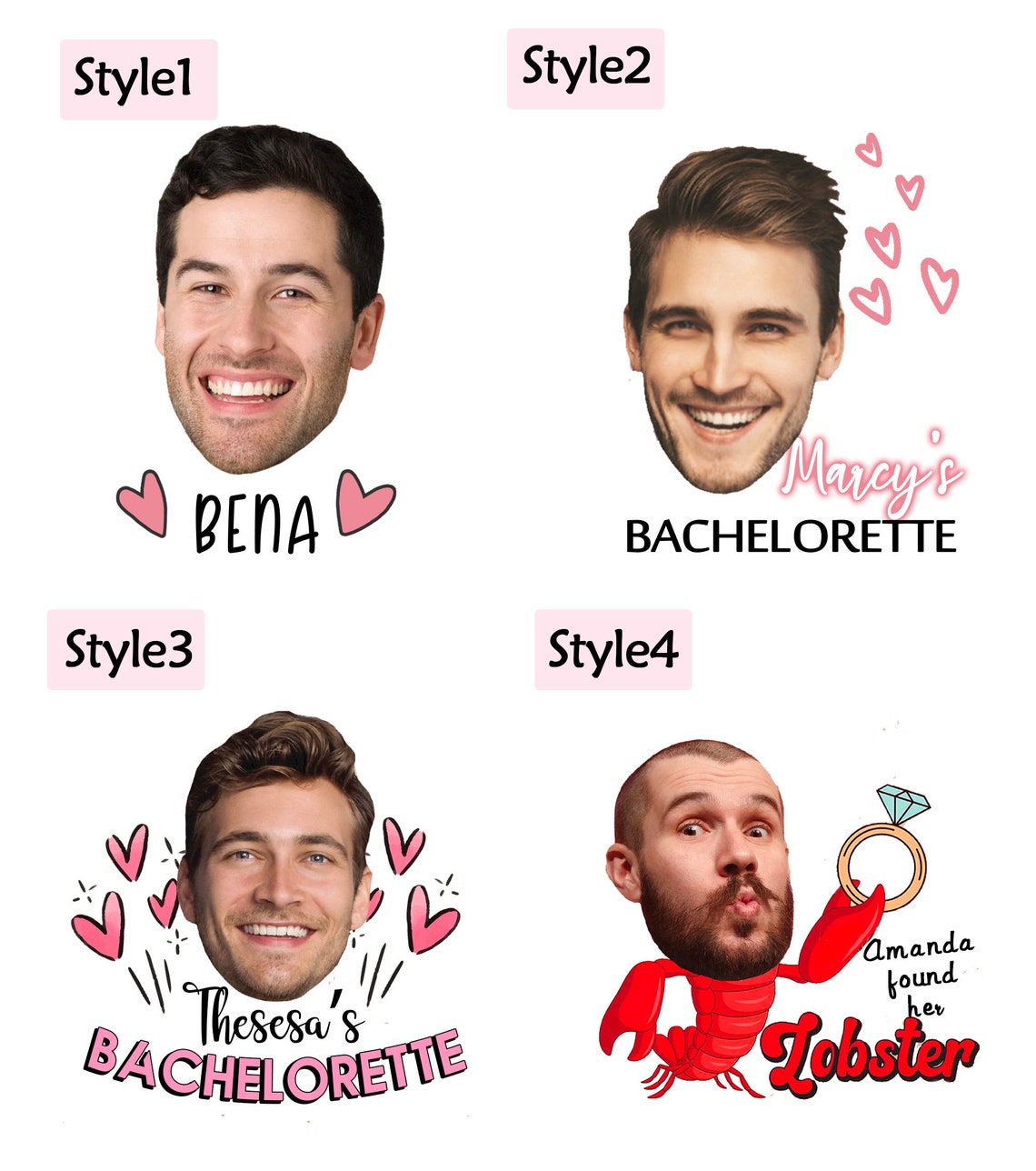 Custom Face Head Tattoos Custom Temporary Tattoos Custom Etsy