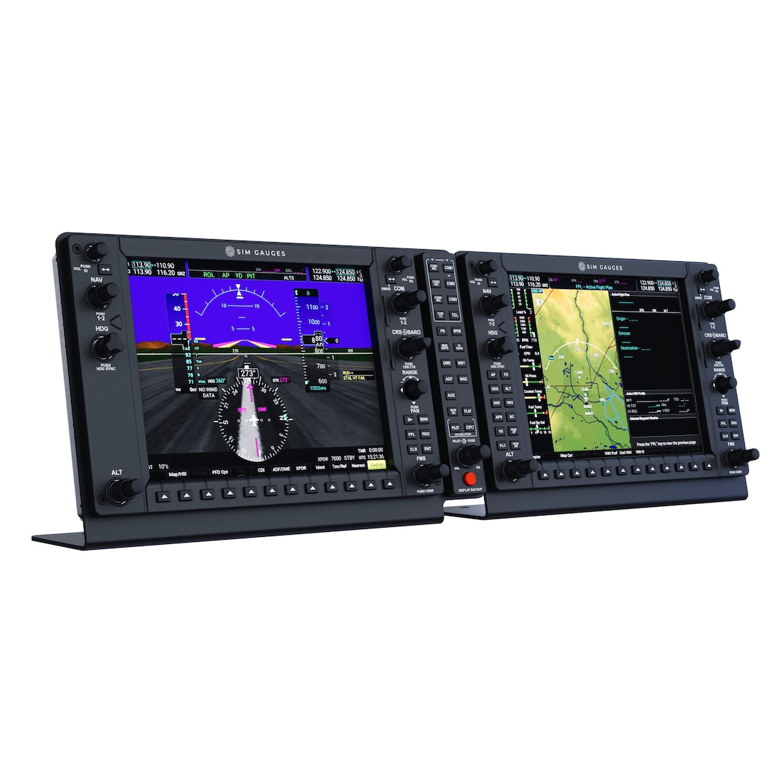 G1000 Flight Simulator Hardware SET Audiopanel Stands