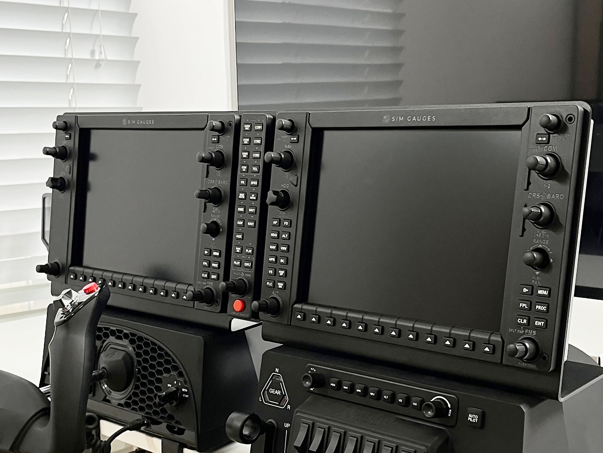 G1000 Flight Simulator Hardware SET + Audiopanel + Stands | MSFS 2024 ...