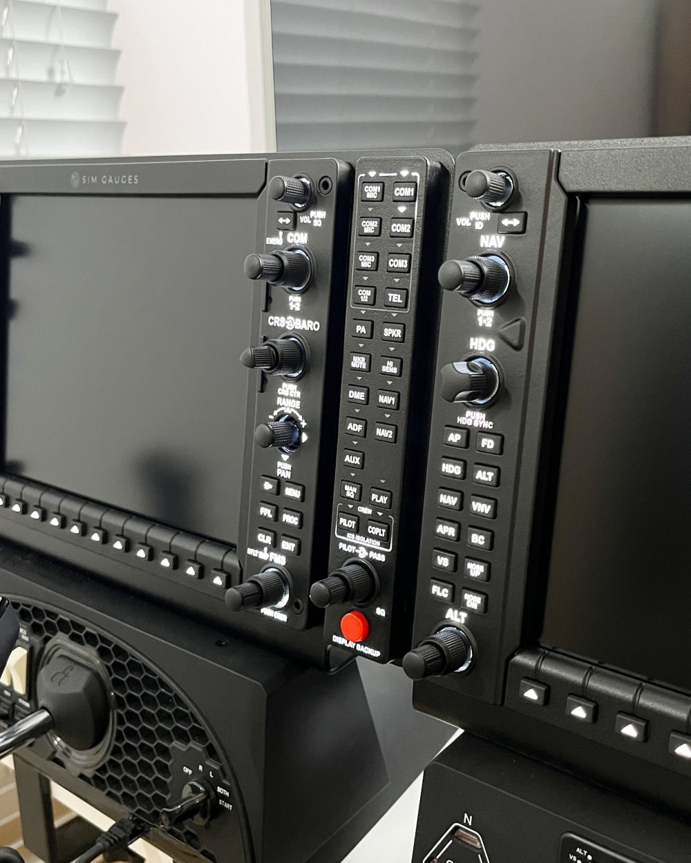 G1000 Flight Simulator Hardware SET + Audiopanel + Stands | MSFS 2024 ...