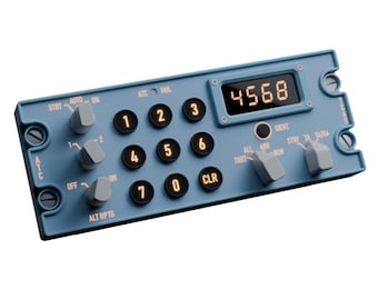 Airbus A320 TCAS panel | flight simulator hardware | MSFS 2024 and X-Plane |