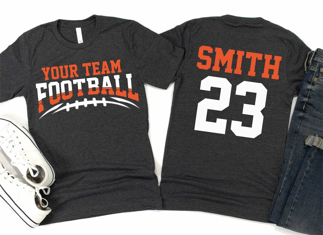 Personalized Football Shirt Game Day Football Shirt Name and Etsy