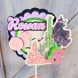 Customized Wicked Cake Topper, Birthday Wicked, Personalized Decor, Wicked birthday cake