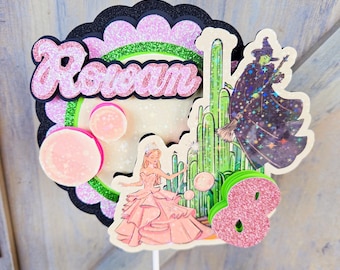 Customized Wicked Cake Topper, Birthday Wicked, Personalized Decor, Wicked birthday cake