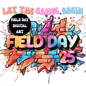 Che i giochi abbiano inizio, Giornata campestre 2025, PNG scaricabile, Opera d'arte digitale, Decorazione per l'aula, Giornata campestre per bambini, Stampa artistica, Insegnante bambino PNG