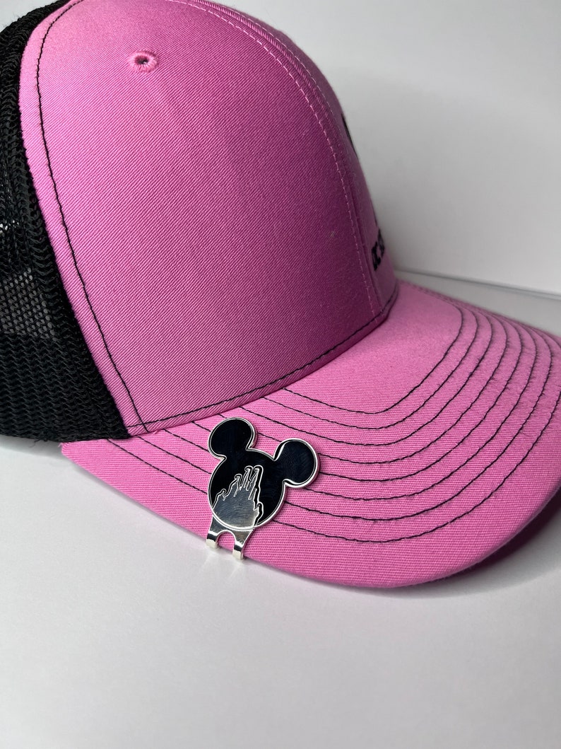 Disney Hat Clips / Blip mickey Mouse Ears & Cinderellas Castle Etsy