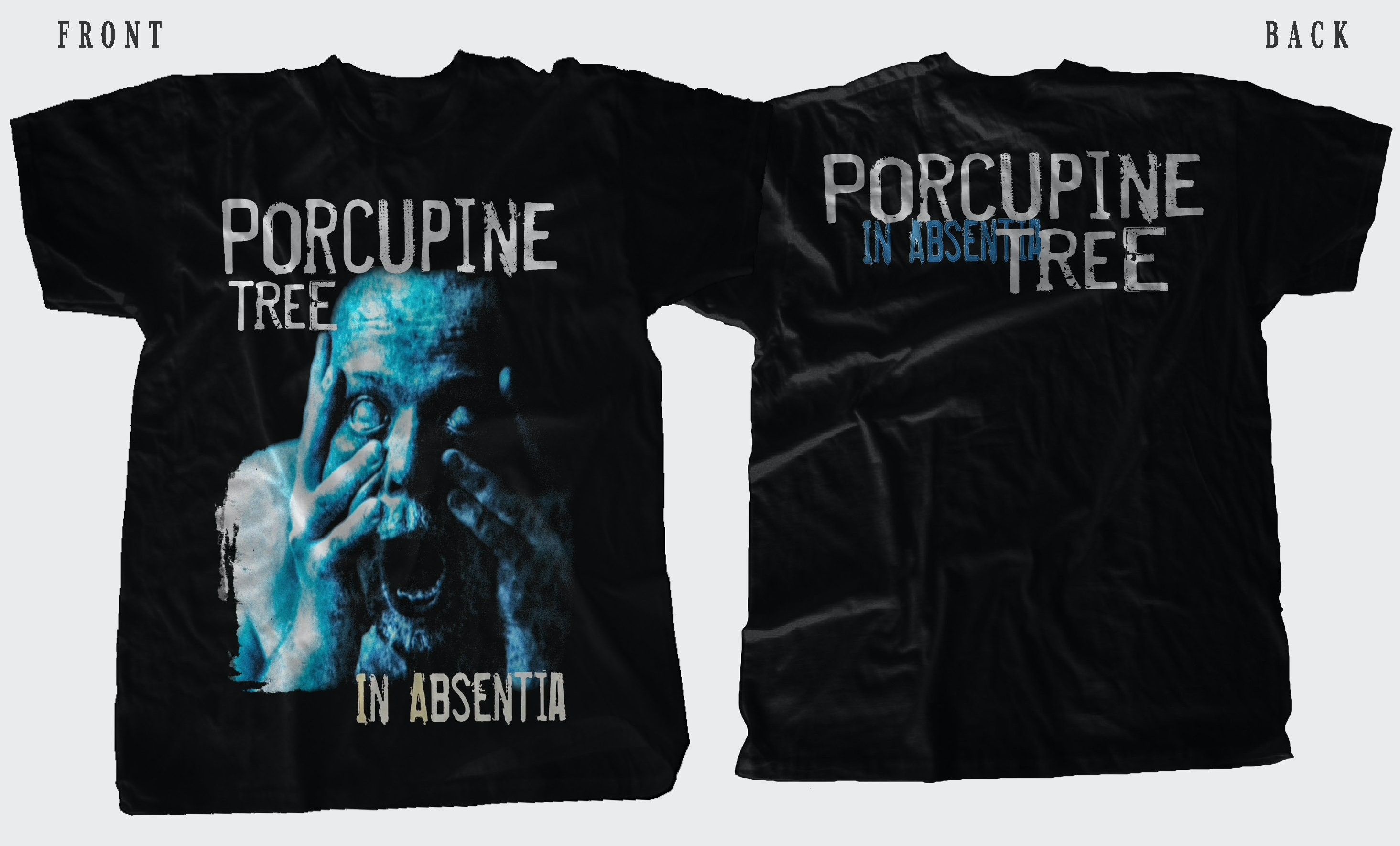 New Dtg dtf Printed T shirt porcupine Tree in Absentia Size S M L