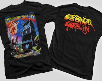 D D P Svcs.- 新しい Dtg/Dtf プリント T シャツ - ORANGE GOBLIN- Planet Ten の周波数 - サイズ - S、M、L、XL、2-3-4-5-6-7XL
