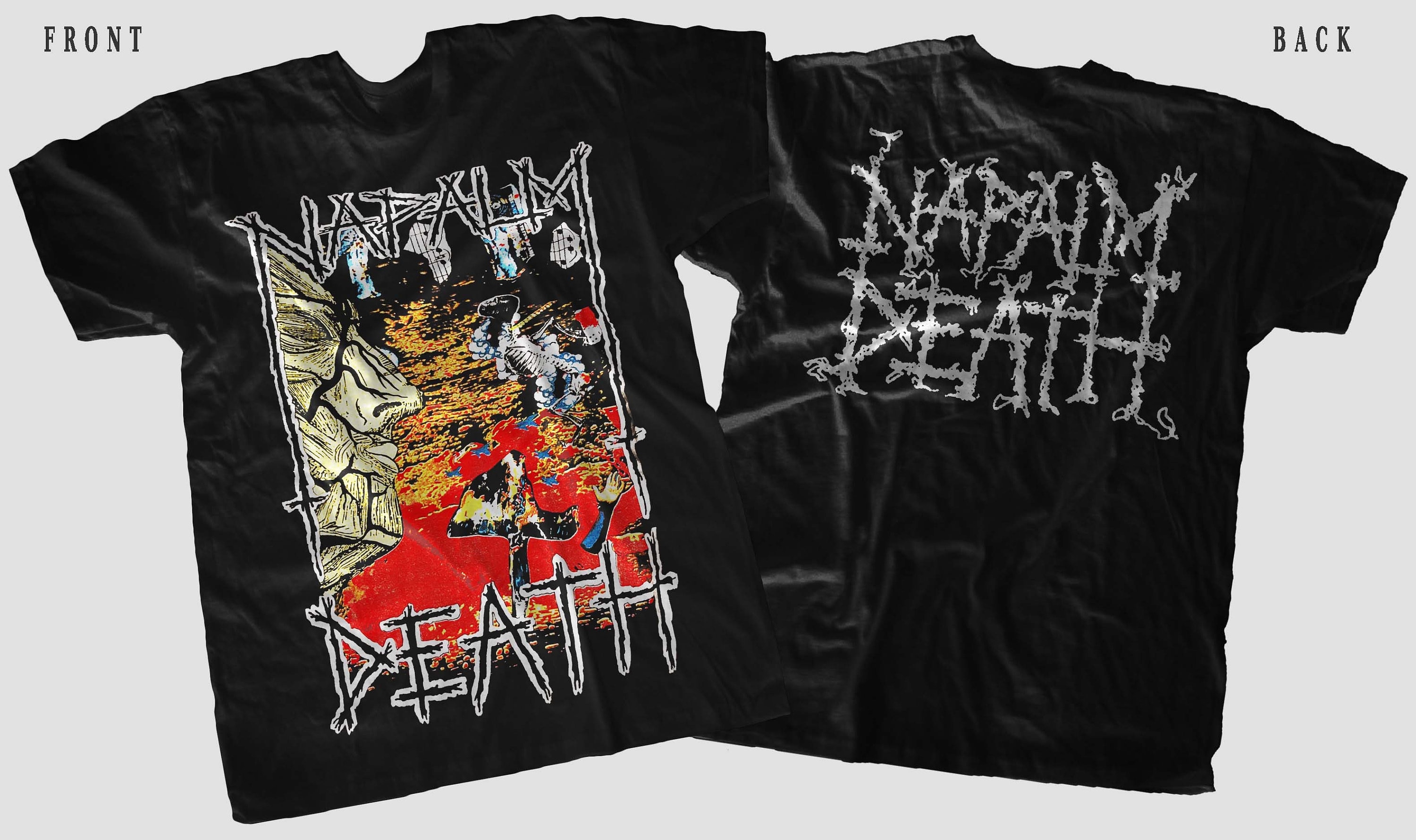 New Dtg/Dtf printed T-shirt - NAPALM DEATH - Harmony Corruption  - size- S,M,L,XL,2-3-4-5-6-7XL