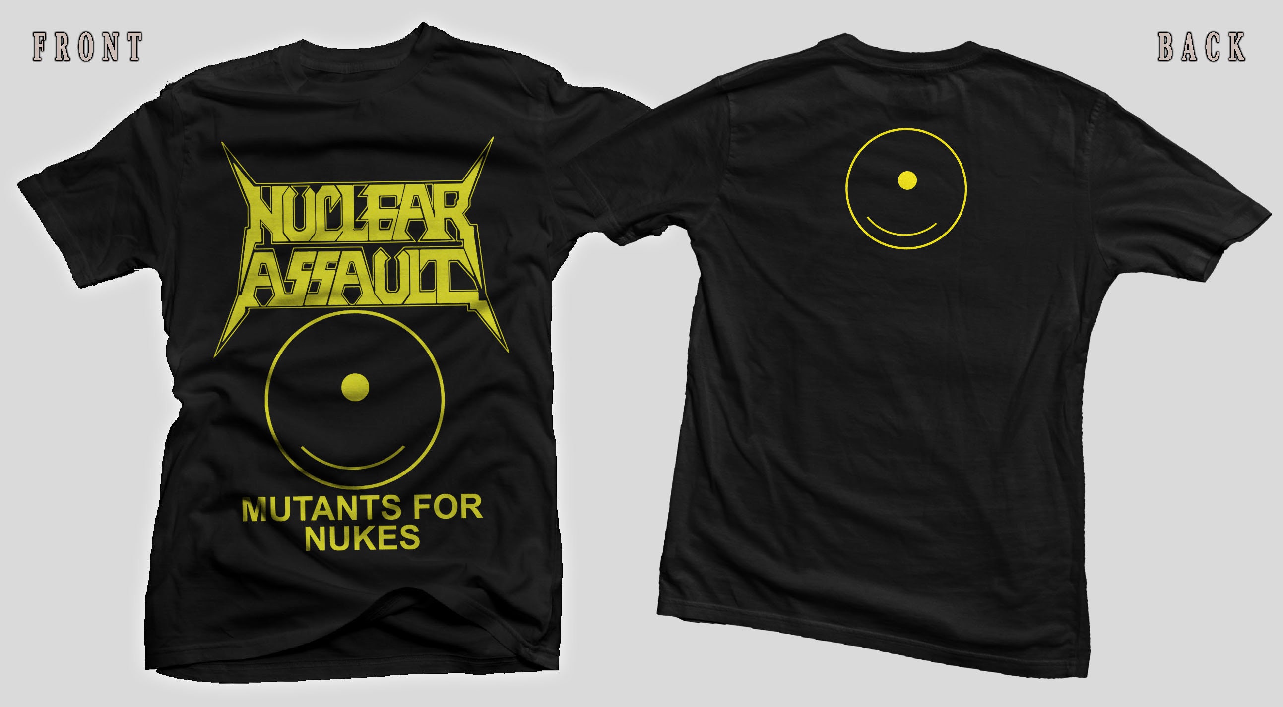 D D P Svcs.- New Dtg&frasl;dtf Printed T-shirt -NUCLEAR ASSAULT- Mutants