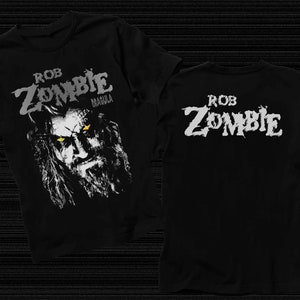 D D P Svcs.- Neues Dtg/Dtf bedrucktes T-Shirt - ROB ZOMBIE - Hellbilly Deluxe-Dragula - Größe- S, M,L,XL,2-3-4-5-6-7XL