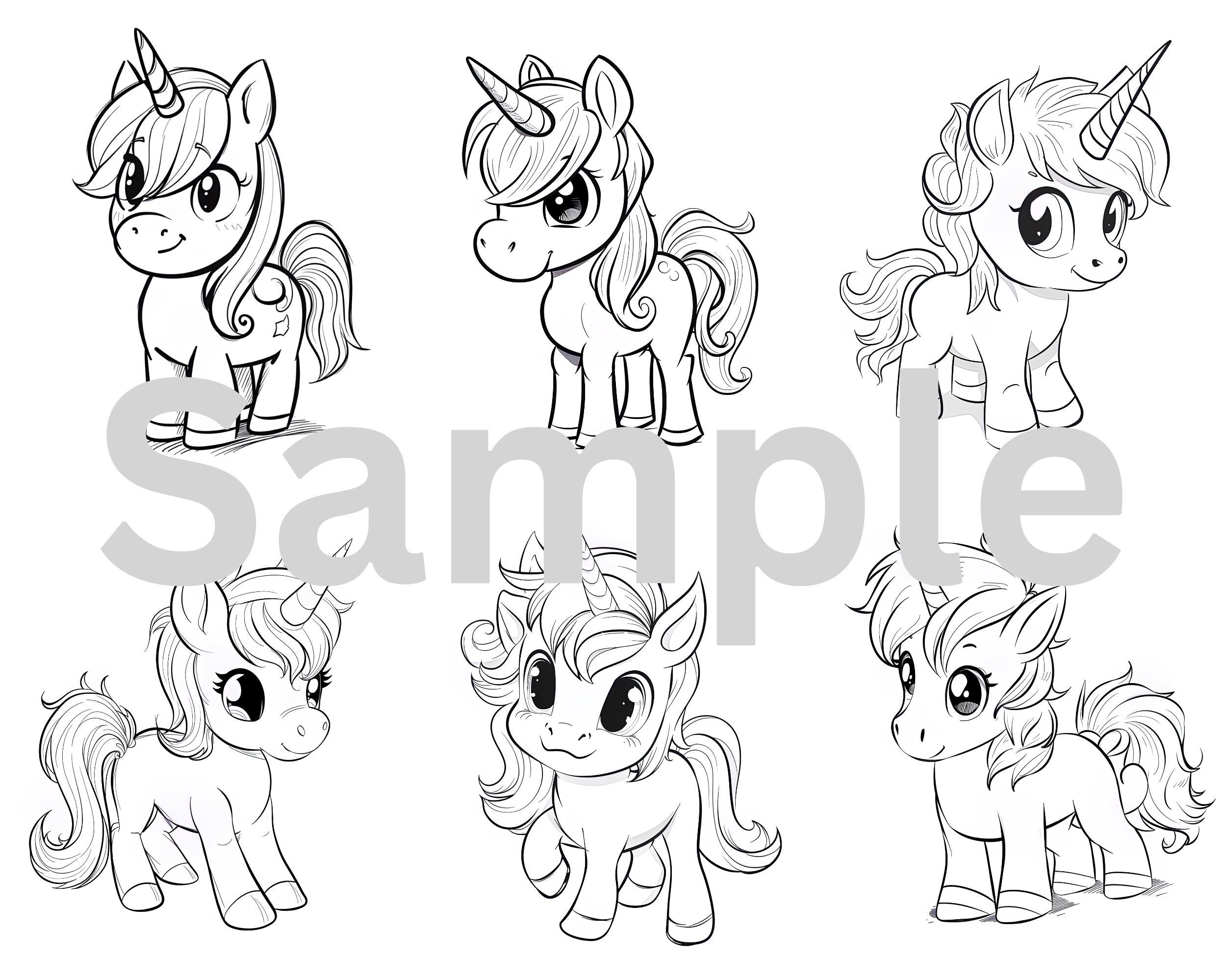 40 Kawaii Unicorn Coloring Pages Unicorn Printable Unicorn Activities ...