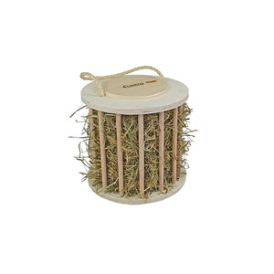 Elmato 12812 Heutrommel Heuraufe Futterspender mit Schnur, 23x23cm