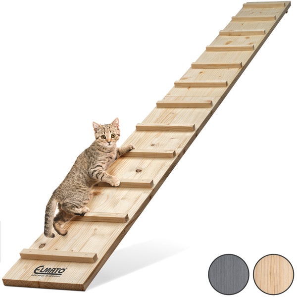 Elmato 13016 escaliers pour chats 1 – 4 mètres extensibles (2 mètres avec 1 connecteur)
