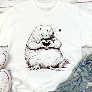 Naked Mole-rat Shirt Funny Rodent Lover Tee Humor Naked Mole-rat Naked MoleRat Lovers Gift