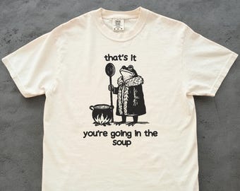 Chemise de soupe de magicien de grenouille