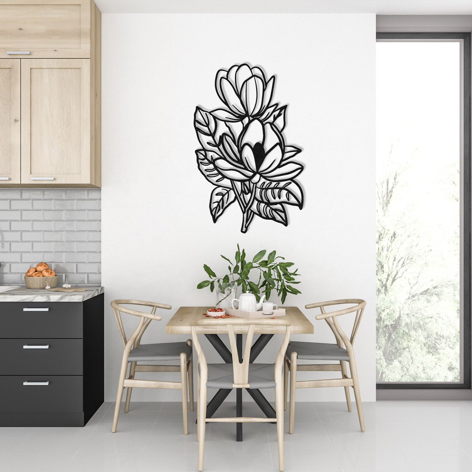 Metal Wall Decor, Metal Rose Wall Decor, Rose Home Decor Metal, Rose ...