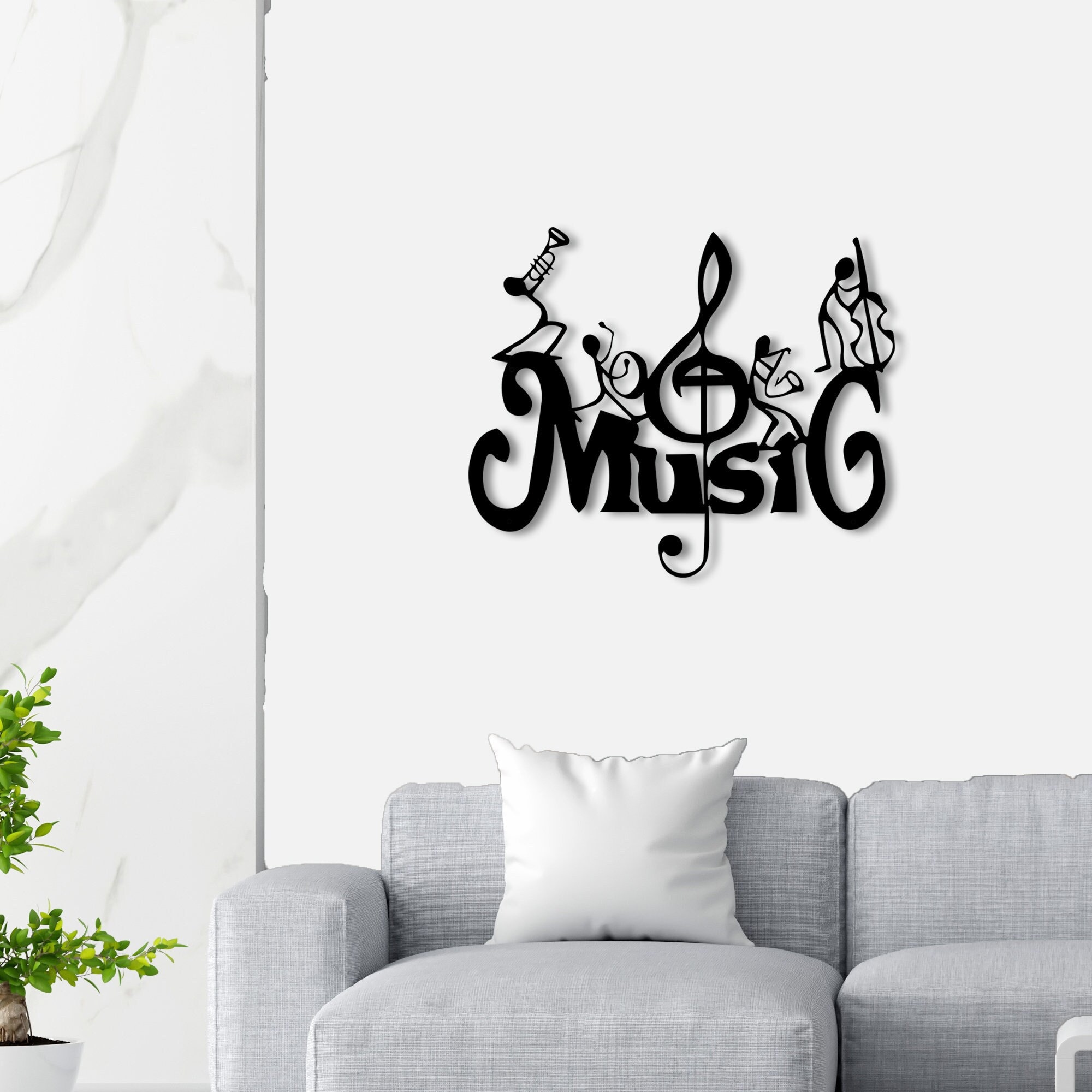 Metal Wall Decor, Music Metal Wall Decor, Musical Instruments Metal