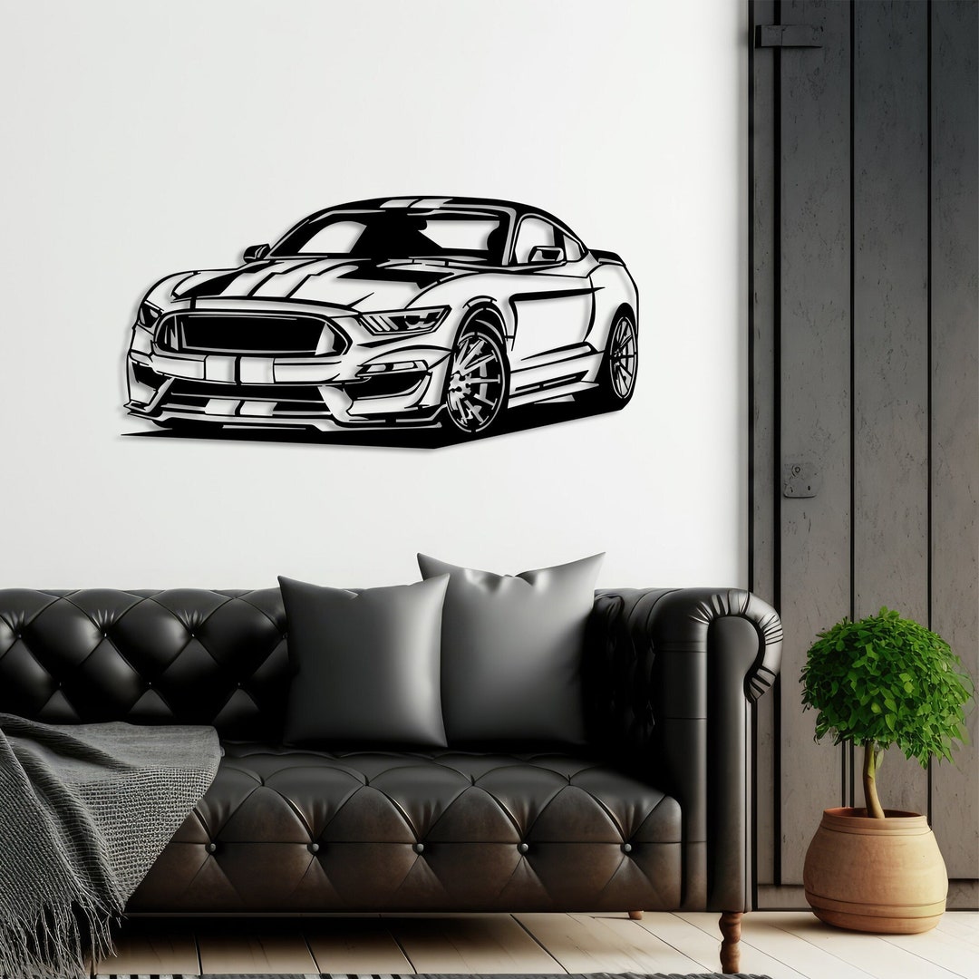 Metal Wall Decor, Sports Car Metal Wall Art, Car Garage Wall Decor, Vocational Decor, Race Wall