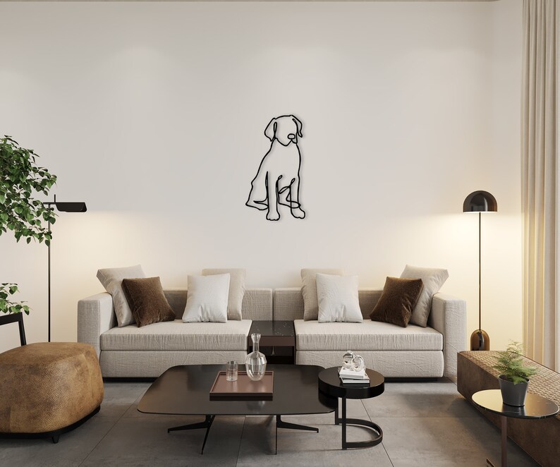 Dog Metal Wall Art Dog Metal Wall Decor Dog Home Wall Art Etsy