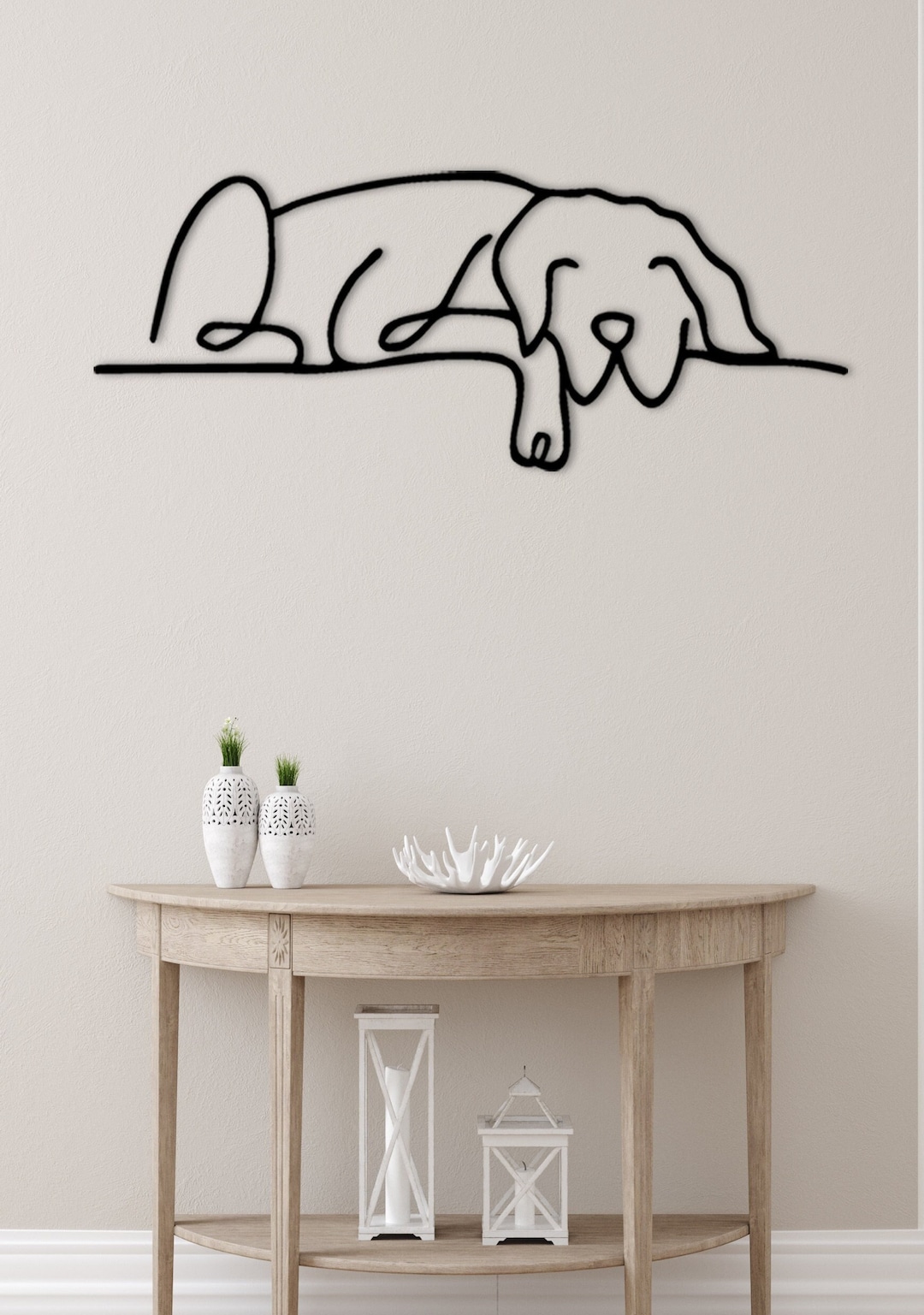 Dog Metal Wall Art, Dog Metal Decor, Home Wall Art, Hanging Dog Decor