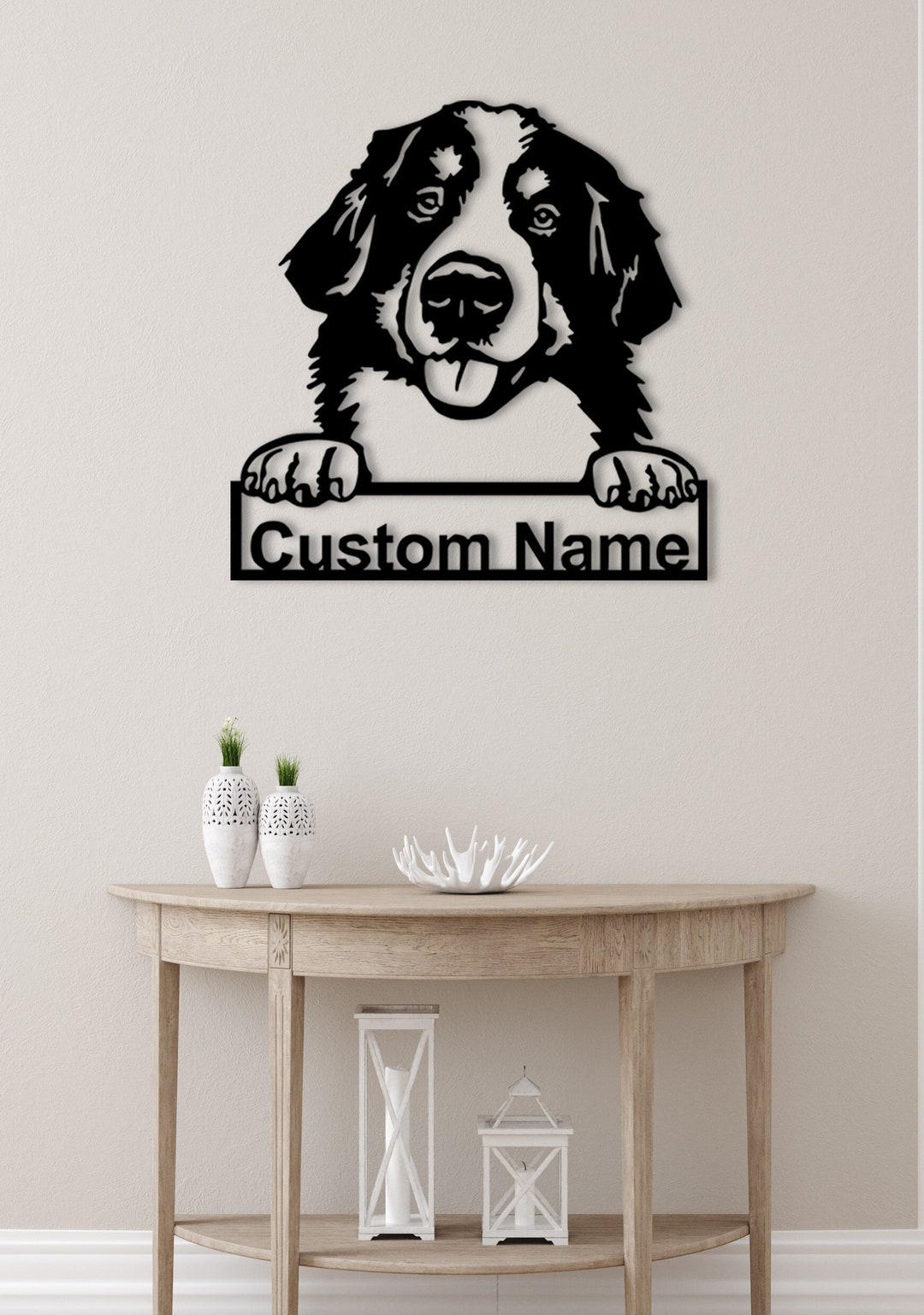Personalized Metal Dog Wall Decor Metal Wall Decor Metal Etsy